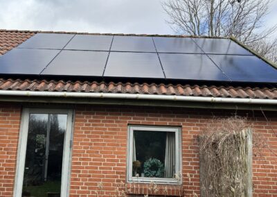 Solceller på tegltag