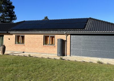 Solceller på tegltag